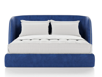 CAILLOU - Fabric bed with upholstered headboard by Liu Jo Living Collection - view 3